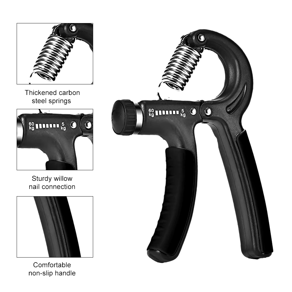 Adjustable Hand Grip Strengthener for Finger Rehabilitation and Strength Training (5-60KG) - Unisex Fitness Tool
