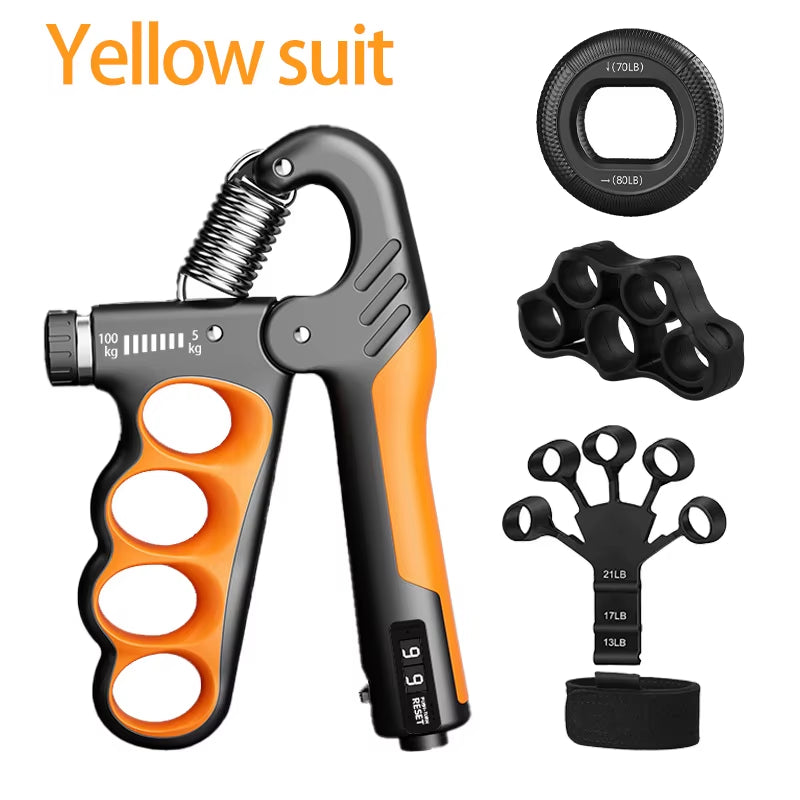 5-60Kg/5-100Kg Grip Strength Gym Wrist Expander Hand Strengthener Adjustable Muscle Recovery Fitness Hand Strength Exercise