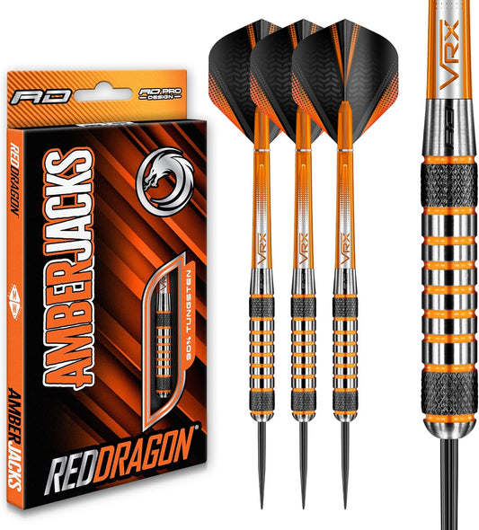 Amberjack Series Darts Set with Flights and Shafts (Stems)
