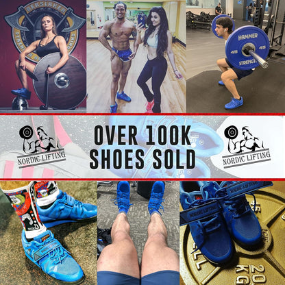 Powerlifting Shoes for Heavy Weightlifting - Men'S Squat Shoe - MEGIN